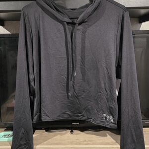 TYR Black Long Sleeve Hoodie
